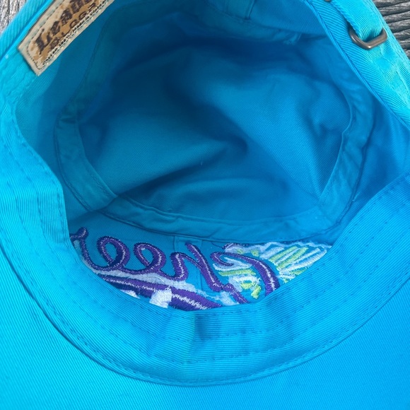 Leader Logo women's blue adjustable cheer hat - Picture 4 of 9